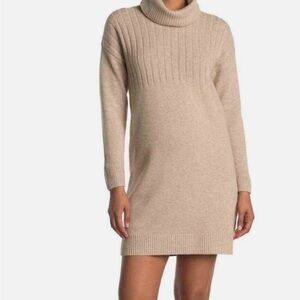 Madewell NET Knit Turtleneck Sweater Dress.Size L